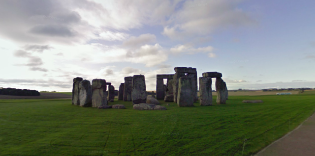 Stonehenge Google Streetview